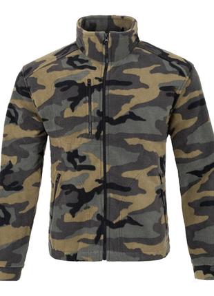 Flra 340 camouflage. Чоловічий флісовий светр з замком-блискавкою