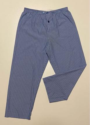 Marks & Spencer Мужские пижамные полосатые l L XL xl штаны пижама