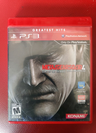 Игра Metal Gear Solid 4 для PS3 Playstation 3 диск