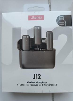 Мікрофонна радіосистема Ulanzi J12 Lightning/Type C (Black)