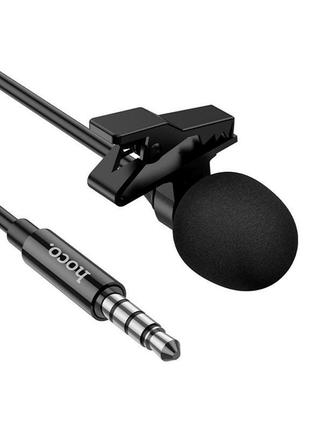 Мікрофон-петличка Hoco AUX 3.5 mm Lavalier microphone дротовий...