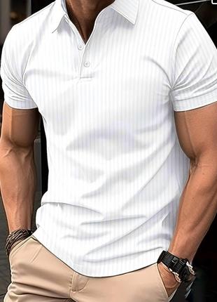 Мужская футболка поло с коротким рукавом