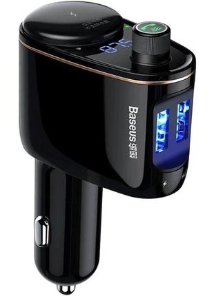 FM-модулятор BASEUS Car Bluetooth MP3 Player Black (CCHC000001)