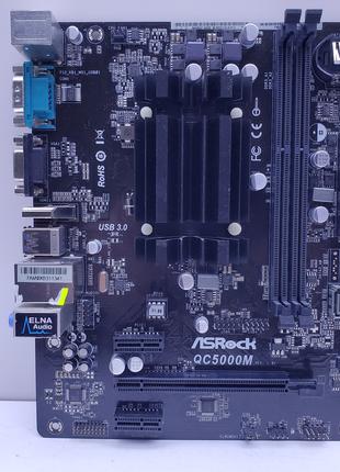 Материнская плата ASRock QC5000M (AMD FT3 Kabini A4-5050/5000,...