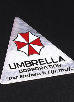 Эмблема Umbrella (треугольник) 7,1*6,2 см
