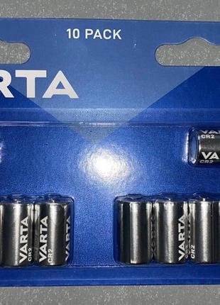 Батарейка литиевая Varta CR2 3V (упаковка 10шт)