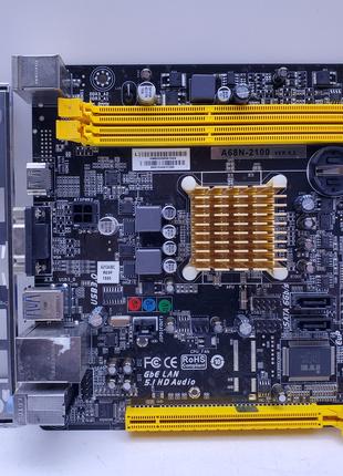Материнская плата Biostar A68N-2100 (AMD E1-2100, DDR3, mini-I...