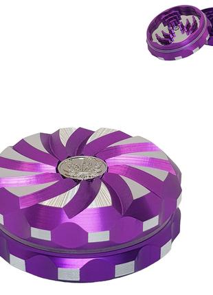 Металлический Гриндер "Relief 60mm Violet" Измельчитель Для Сп...