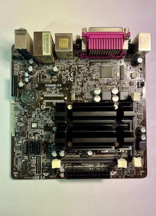 Материнская плата ASRock D1800B-ITX мини ПК Mini ITX  J1800