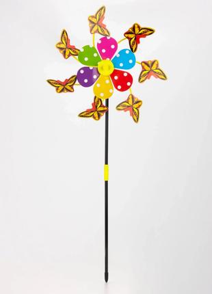 Іграшка вітрячок Метелик Q771 Різнокольоровий (2000989675594)