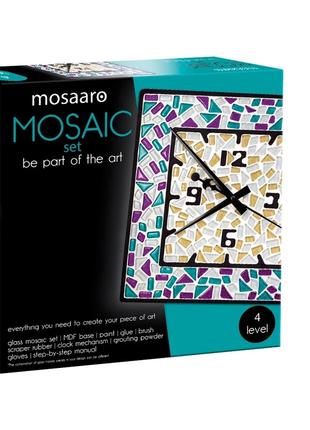 Скляна мозаїка Square clock Mosaaro MA4002 (5903858961576)