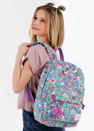 Рюкзак шкільний для дівчинки YES 555450 Блакитний (20009904475...