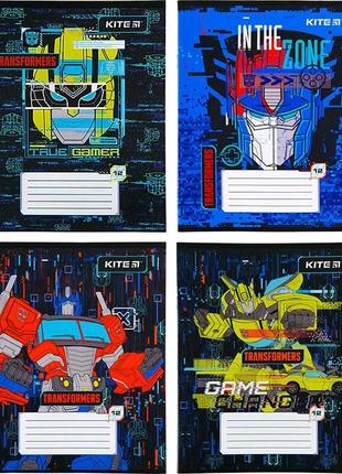 Набір зошитів Kite TF22-235 Transformers 12 аркушів 25 шт Коса...