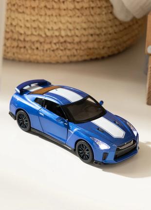 Іграшка Машина Nissan GT-R (R35) АВТОПРОМ 68469 Синій (2000989...
