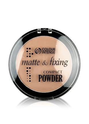 Пудра для обличчя матуюча Colour Intense MATTE&FIXING; 12 г на...