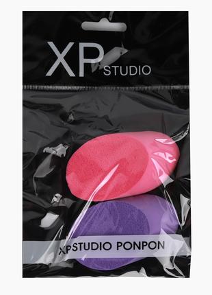 Набір спонжів 2 шт XP studio PonPon Різнокольоровий (200098953...