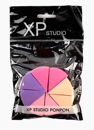 Набір спонжів XP studio PonPon 8 шт Різнокольоровий (200098935...