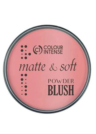 Рум'яна для обличчя Colour Intense MATTE&SOFT; 10 г персик (48...