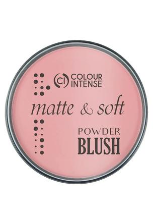 Рум'яна для обличчя Colour Intense MATTE&SOFT; 10 г рожевий ні...