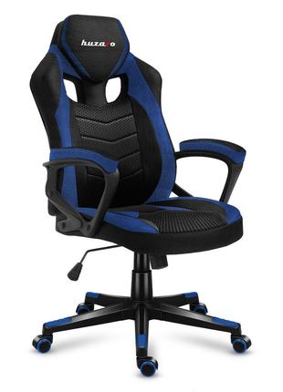 Комп'ютерне крісло для геймера Huzaro Force 2.5 чорно-синє