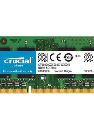 Оперативна пам'ять для ноутбука Crucial 1Rx8 SO-DIMM DDR3 4GB ...