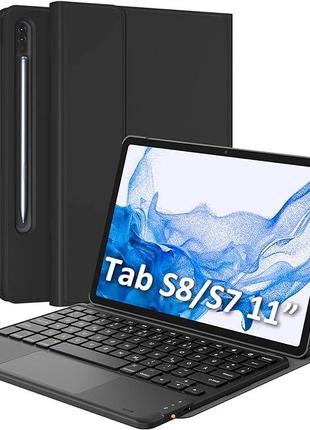 Чехол с клавиатурой Earto для Samsung Galaxy Tab S8 с держател...