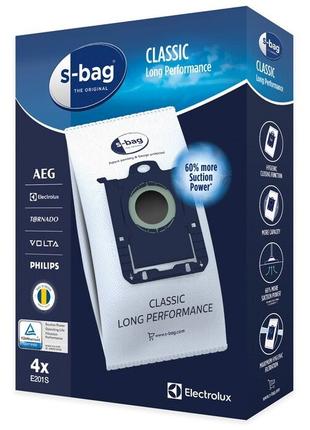 Мешки для пылесоса Electrolux E 201S S-bag Classic LongPerform...