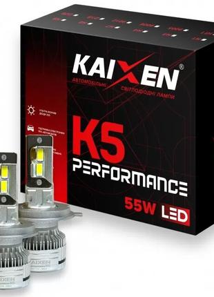 Автомобільні лампи KAIXEN K5 LED H4 6000K 55W CAN BUS