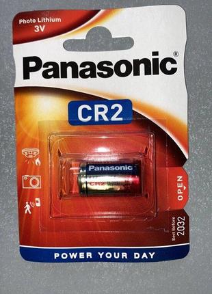 Батарейка литиевая CR2 (CR-2L/1BP) Panasonic Lithium Power 3V
