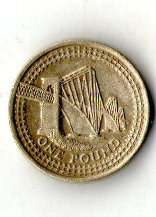 Великобритания › Королева Елизавета II 1 фунт 2004 №1638