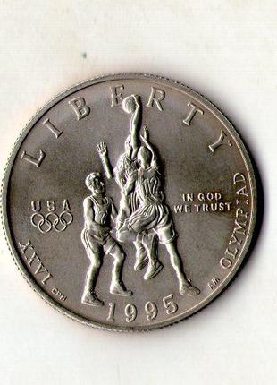США ½ доллара, 1995 XXVI летние Олимпийские Игры, Атланта 1996...