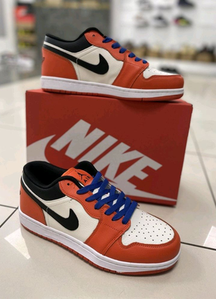 Кроссовки Nike Air Jordan 1 low (orange)