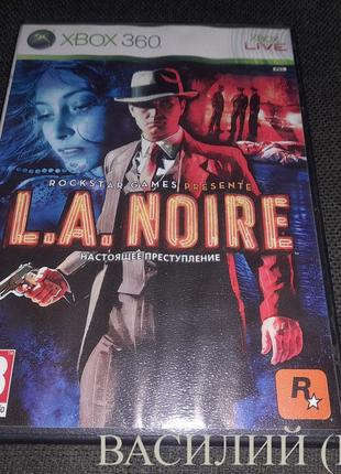 Игра L.A. Noire (типа GTA) диск Xbox 360 game гра LT 3.0 Eng