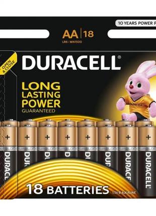 Батарейка Duracell Plus AA/LR06 BL 18шт