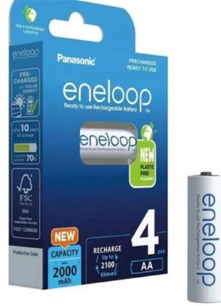 Акумулятори Panasonic Eneloop AA NI-MH 2000 mAh BL 4 шт