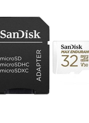 MicroSDHC (UHS-1 U3) SanDisk Max Endurance 32Gb class 10 V30 (...