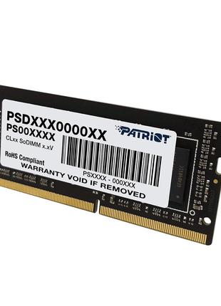 DDR4 Patriot SL 4GB 2666MHz CL19 512X8 SODIMM