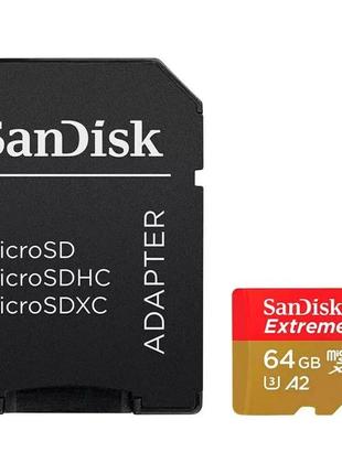 MicroSDXC (UHS-1 U3) SanDisk Extreme For Action Cams and Drone...