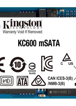 SSD mSATA Kingston KC600 512 GB