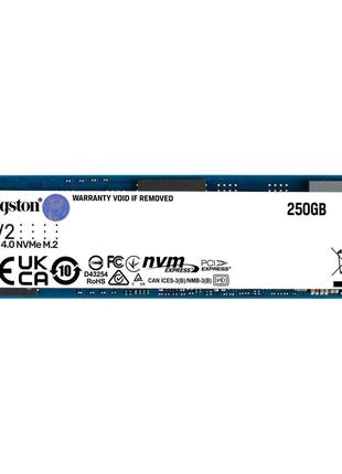 SSD M.2 Kingston NV2 250GB NVMe 2280 PCIe 3.0 x4 3D NAND