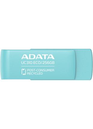 Flash A-DATA USB 3.2 UC310 Eco 256Gb Green