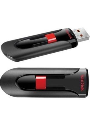 Flash SanDisk USB 2.0 Cruzer Glide 64Gb Black/Red