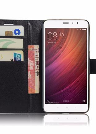 Чехол-книжка Litchie Wallet для Xiaomi Redmi Note 4 Black (lwb...