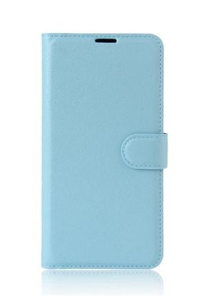 Чехол-книжка Litchie Wallet для Huawei P10 Lite Голубой (hub_M...