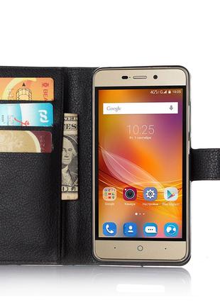 Чехол-книжка Litchie Wallet для ZTE Blade X3 Black (lwbk0271)