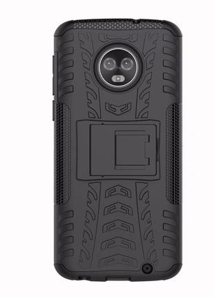 Чехол Armor Case для Motorola Moto G6 Plus XT1926 Черный (hub_...