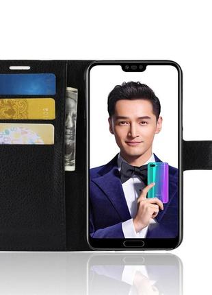 Чехол-книжка Litchie Wallet для Honor 10 Black (lwbk0059)