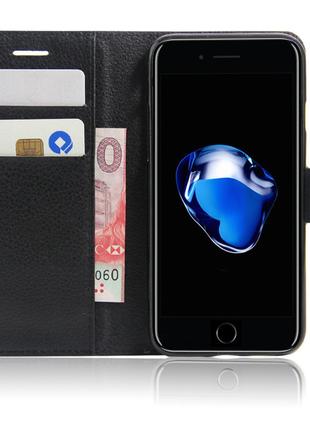 Чехол-книжка Litchie Wallet для Apple iPhone 6 / iPhone 6S Чер...