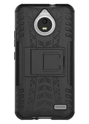 Чехол Armor Case для Motorola Moto E4 XT1762 Черный (hub_Uref2...