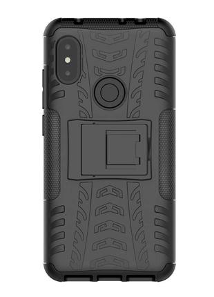 Чехол Armor Case для Xiaomi Redmi Note 6 Pro Черный (hub_oUsa7...